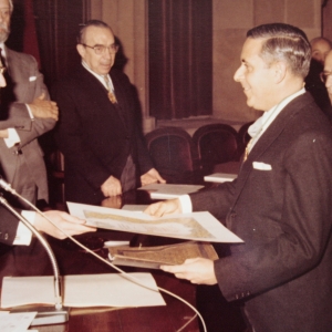Ingreso del Dr. Lorenzo Gascón como académico de número en la RACEF - 30/01/1979