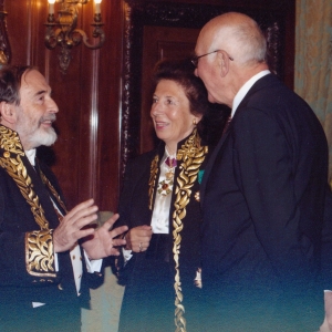 El presidente del Senado. Excmo.Sr.D.Javier Rojo con Delruelle y Francesc Granell 30/10/2008 - 30/10/2008
