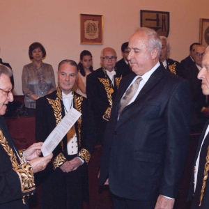 Admission of Dr. Momir Djurovic as corresponding academician for Montenegro in the RACEF (19-04-2012) - 04-19-2012
