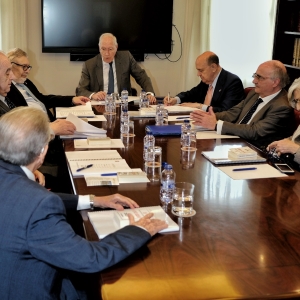 La Junta Rectora del Instituto de España se reúne en la sede de la RACEF en Barcelona, 3/04/2025 - 03/04/2025