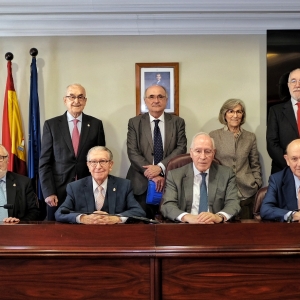 La Junta Rectora del Instituto de España se reúne en la sede de la RACEF en Barcelona, 3/04/2025 - 03/04/2025