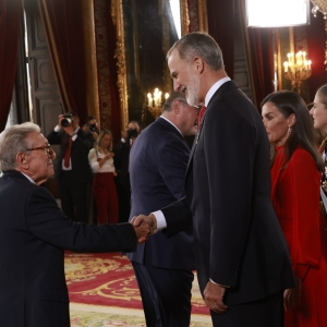 Gil Aluja participa en la Recepción en el Palacio Real del Día de la Hispanidad, 12/10/2024 - 12/10/2024