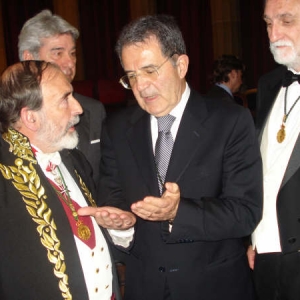 Ingreso de Romano Prodi como académico correspondiente para Italia el 12 de marzo de 2009 - 12/03/2009