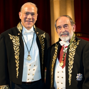 D. Gurría Treviño and Dr. Granell Trias at the RACEF (22-11-2012) - 11-22-2011
