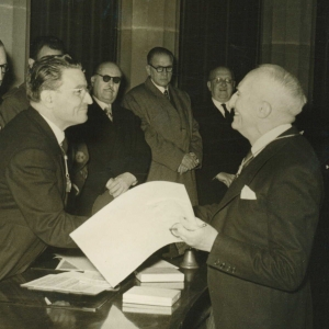 Ingreso en RACEF del Dr. Rafael Gay de Montellà - 16/11/1954