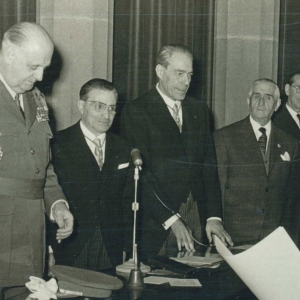 Ingreso del Sr. D. José María Sainz de Vicuña en la RACEF (10/01/1960) - 10/01/1960