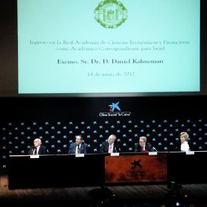 Discurso de ingreso del Dr. Daniel Kahneman como académico correspondiente para Israel (14-06-2012) - 14/06/2012