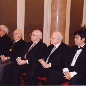 Académicos asistentes al ingreso del Excmo. Sr. Dr. D. José Manuel Barreiro Fernández, 15-12-2005 - 15/12/2005