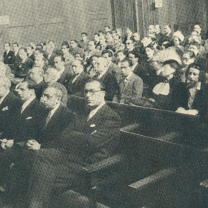 Sesión inaugural del curso 1944-1945, Recepción de los Académicos Numerarios Blanco, Cereceda, Ganduxer, Gardó, Liuch, Núñez y Piqué - 04/03/1944