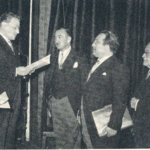 José Luis Urquijo De La Puente correspondiente para Madrid en el acto de su recepción, 19/05/1960 - 05-19-1960