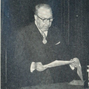 Ingreso de Germán Bernácer Tormo como académico correspondiente para Madrid, 05/05/1960  - 05/05/1960