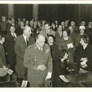 Ingreso de Excmo. Sr. D. José María Sainz De Vicuña y García - Prieto como académico de número 01/10/1960  - 10-01-1960