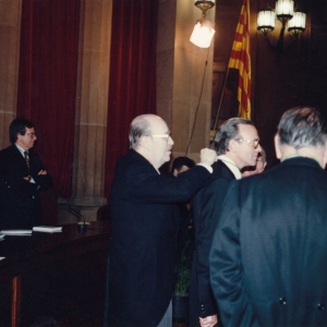 Ingreso como Académico de Número del Excmo.Dr.D.Isidro Fainè Casas, 3 de dicienmbre de 1992 - 03/12/1992