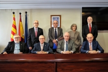 La Junta Rectora del Instituto de España se reúne en la sede de la RACEF en Barcelona, 3/04/2025