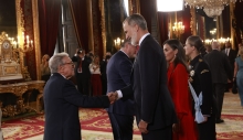 Gil Aluja participa en la Recepción en el Palacio Real del Día de la Hispanidad, 12/10/2024