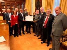 Homenaje del Instituto de España a Jaime Gil Aluja por su trayectoria académica, 17/12/2024	